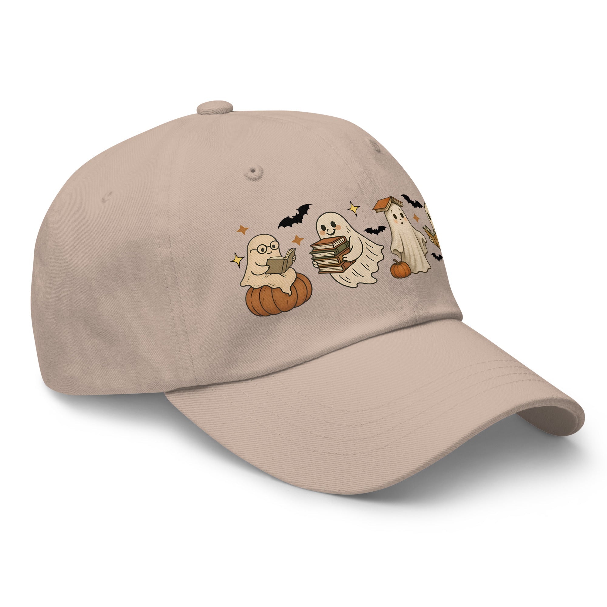 👻 Bookish Ghost Halloween Dad Hat 👻 - f9artist