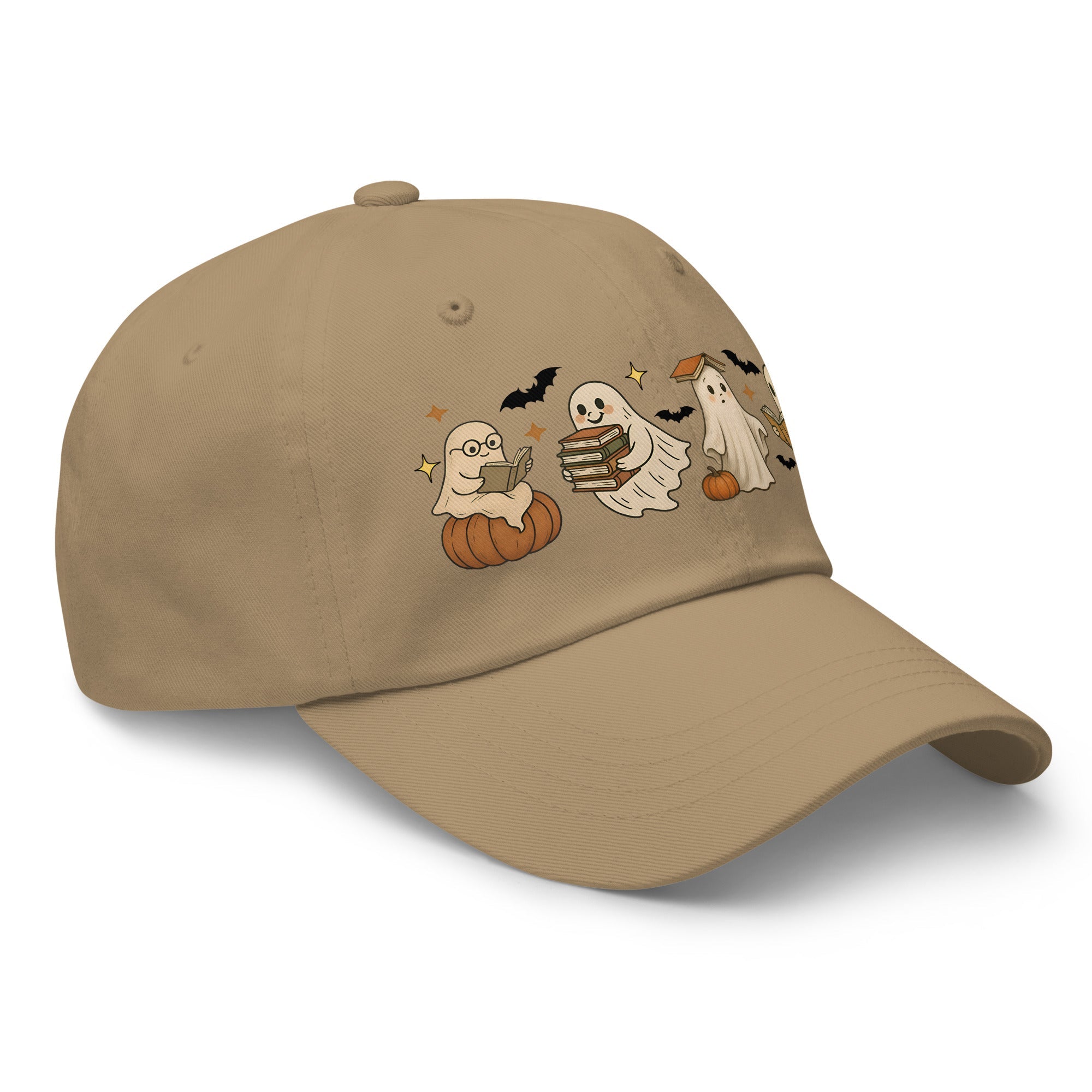 👻 Bookish Ghost Halloween Dad Hat 👻 - f9artist