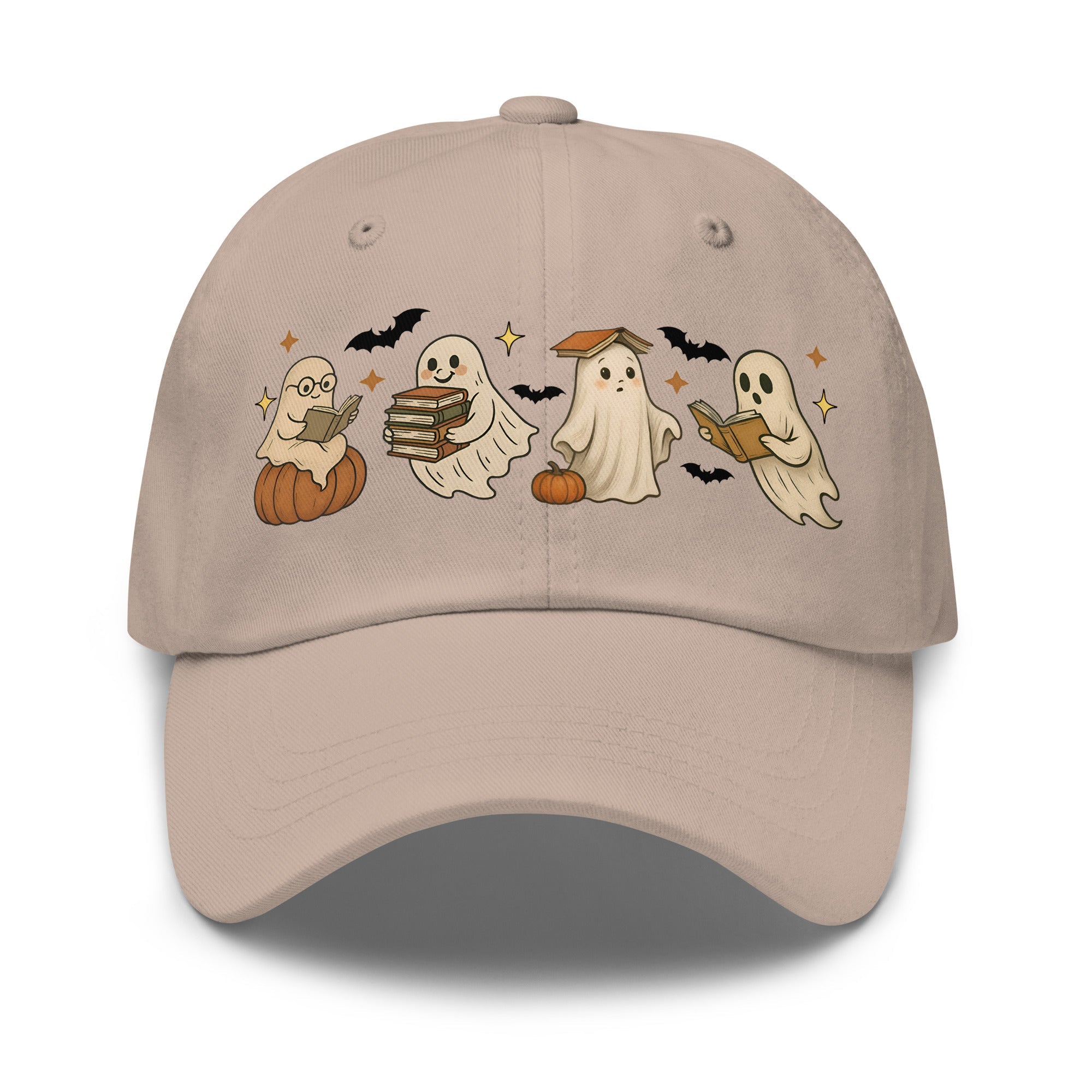 👻 Bookish Ghost Halloween Dad Hat 👻 - f9artist