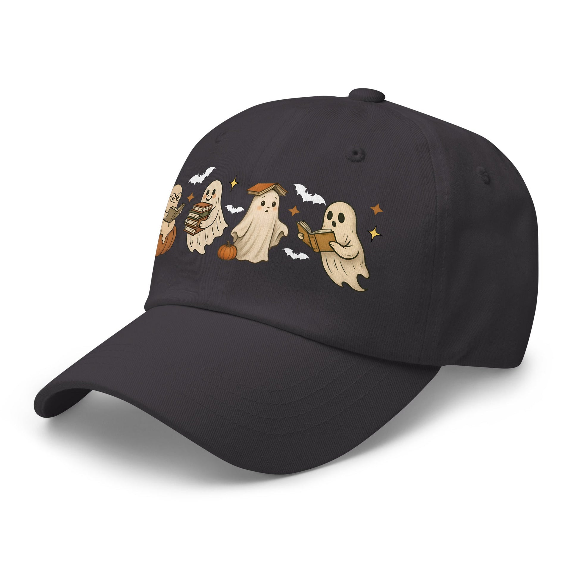 👻 Bookish Ghost Halloween Dad Hat 👻 - f9artist