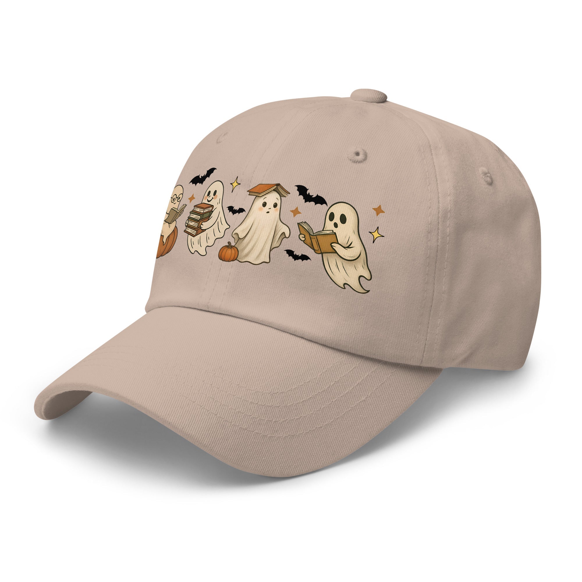 👻 Bookish Ghost Halloween Dad Hat 👻 - f9artist