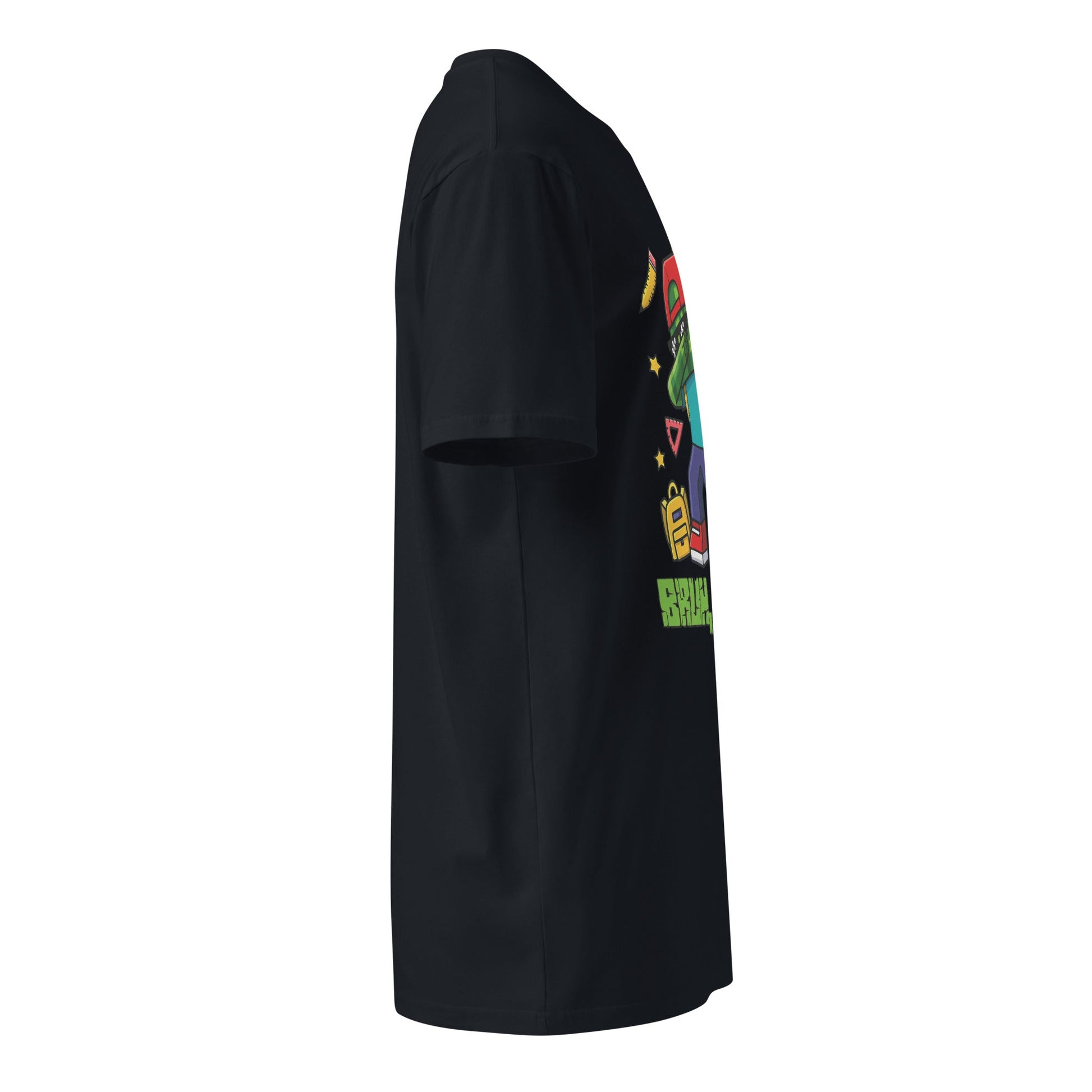 Bruh, We Back Pixel Zombie T-Shirt – Unisex Funny Gamer Style Back to School Premium Tee - f9artist