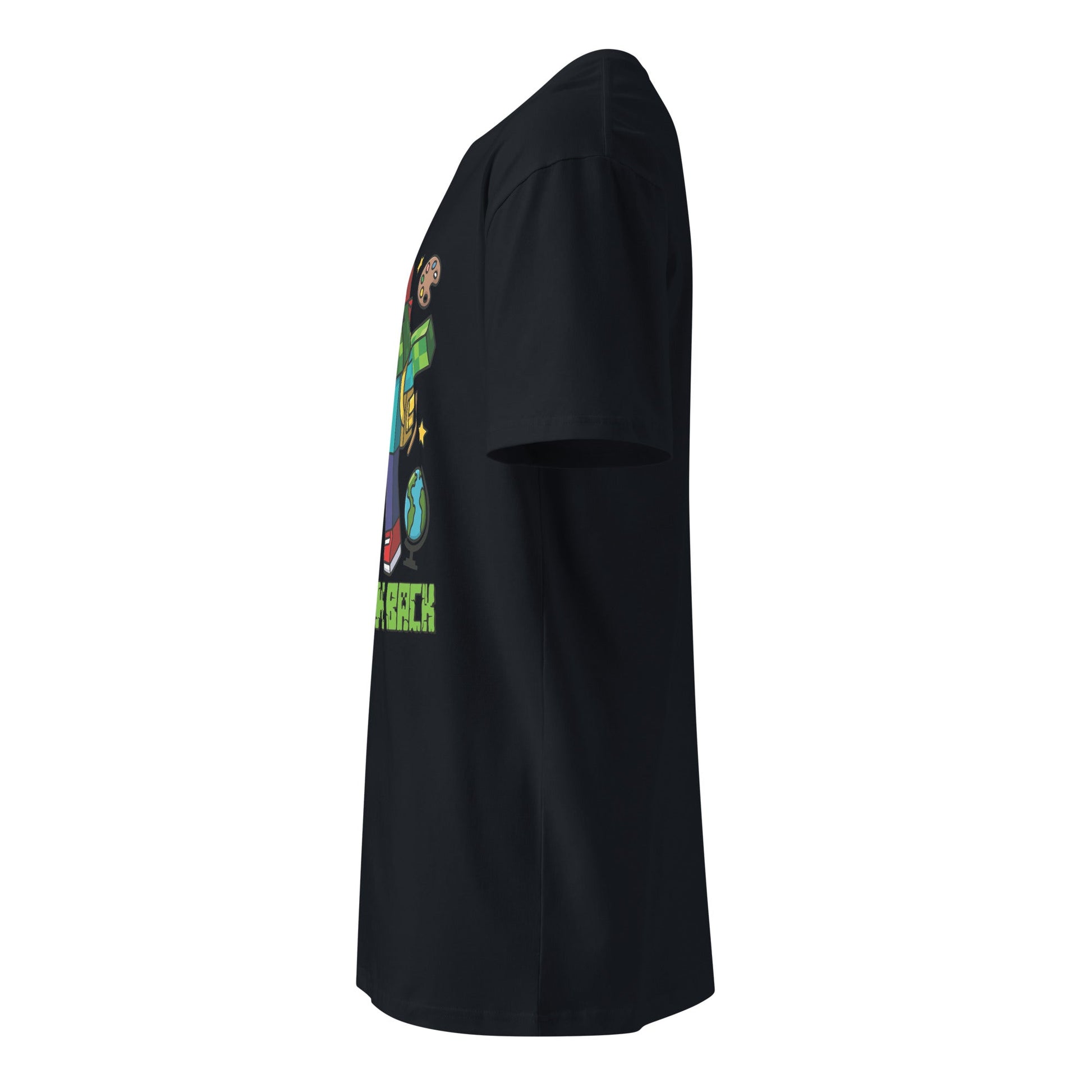 Bruh, We Back Pixel Zombie T-Shirt – Unisex Funny Gamer Style Back to School Premium Tee - f9artist