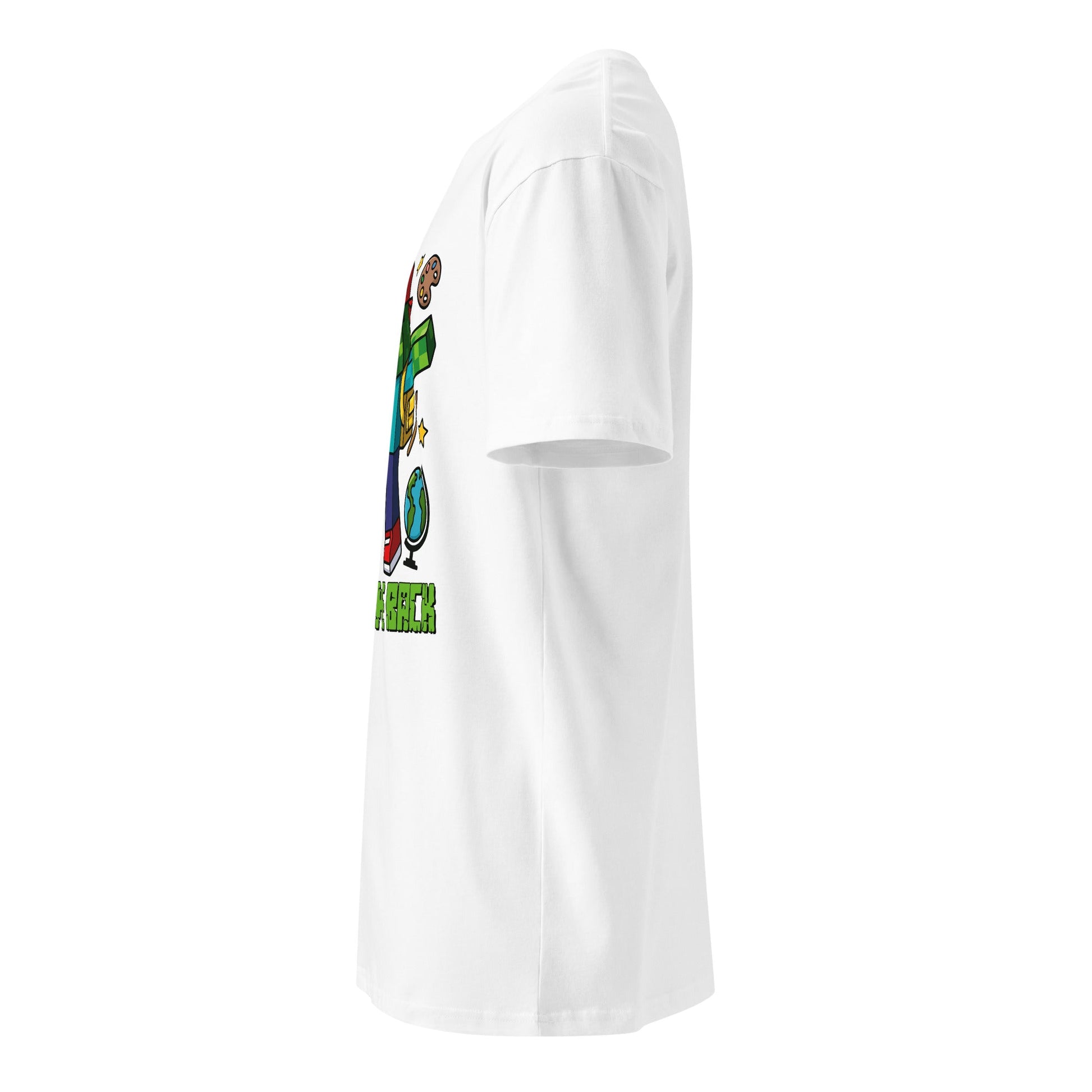 Bruh, We Back Pixel Zombie T-Shirt – Unisex Funny Gamer Style Back to School Premium Tee - f9artist
