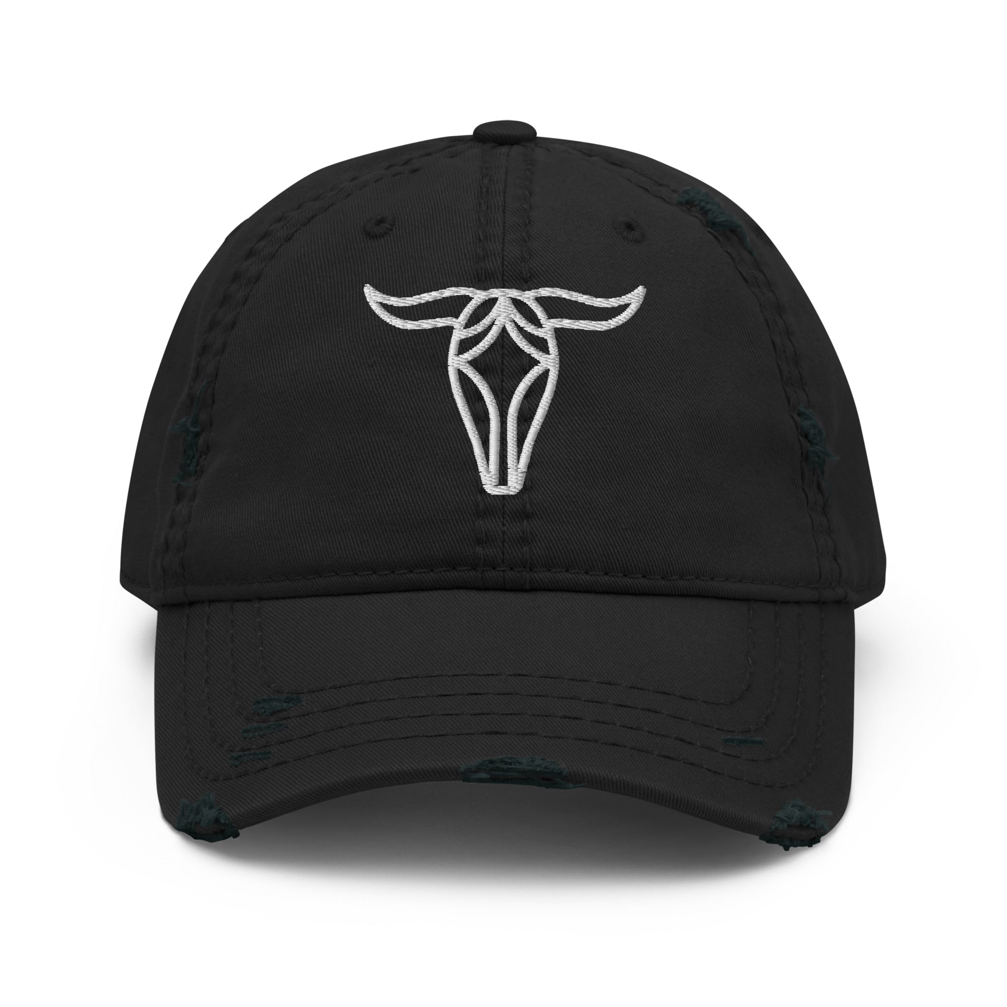Bull Distressed Dad Hat - Cool & Casual Style