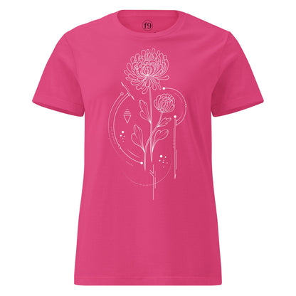 Chrysanthemum Women’s Basic Softstyle T-Shirt - f9artist