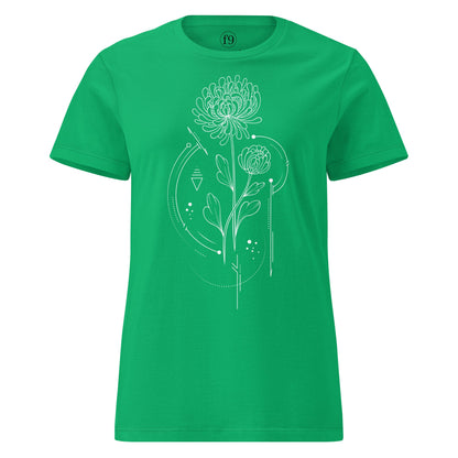 Chrysanthemum Women’s Basic Softstyle T-Shirt - f9artist
