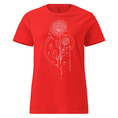 Chrysanthemum Women’s Basic Softstyle T-Shirt - f9artist