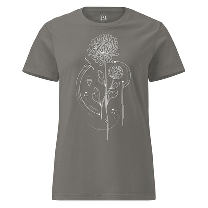 Chrysanthemum Women’s Basic Softstyle T-Shirt - f9artist