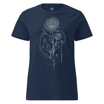 Chrysanthemum Women’s Basic Softstyle T-Shirt - f9artist