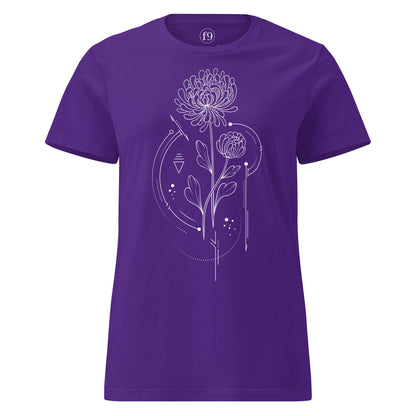Chrysanthemum Women’s Basic Softstyle T-Shirt - f9artist