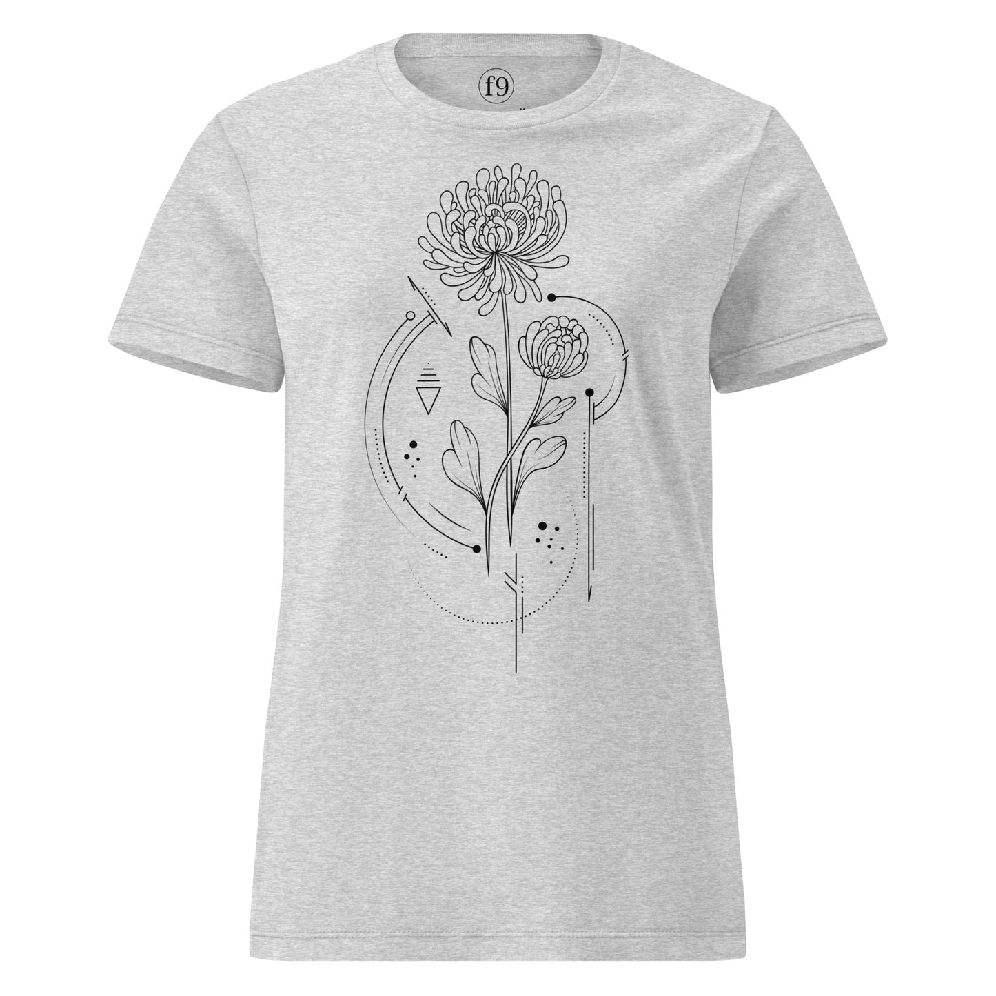 Chrysanthemum Women’s Basic Softstyle T-Shirt - f9artist
