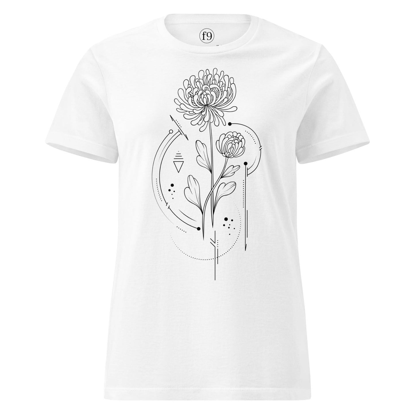 Chrysanthemum Women’s Basic Softstyle T-Shirt - f9artist
