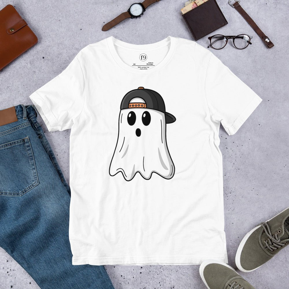 Cool Ghost Unisex T-Shirt | f9artist - f9artist