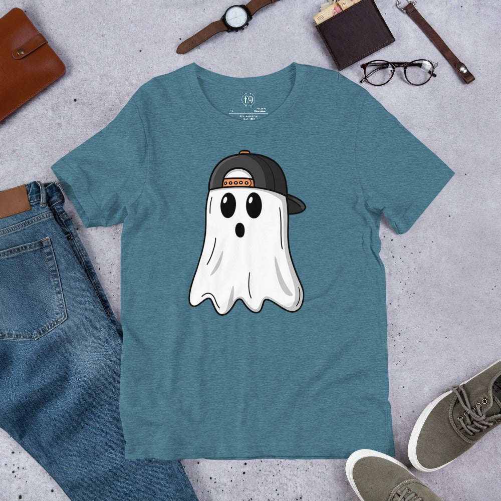 Cool Ghost Unisex T-Shirt | f9artist - f9artist