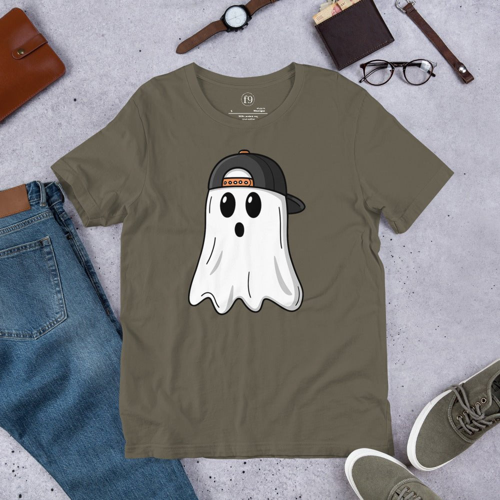 Cool Ghost Unisex T-Shirt | f9artist - f9artist