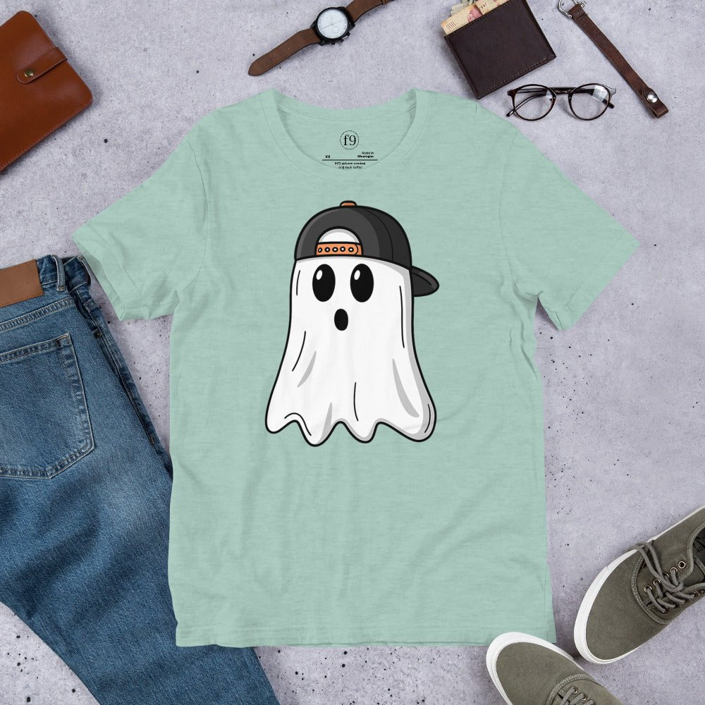 Cool Ghost Unisex T-Shirt | f9artist - f9artist