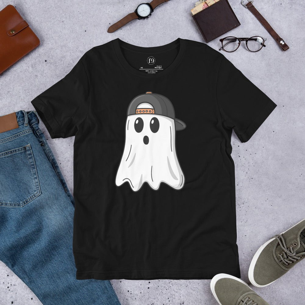 Cool Ghost Unisex T-Shirt | f9artist - f9artist