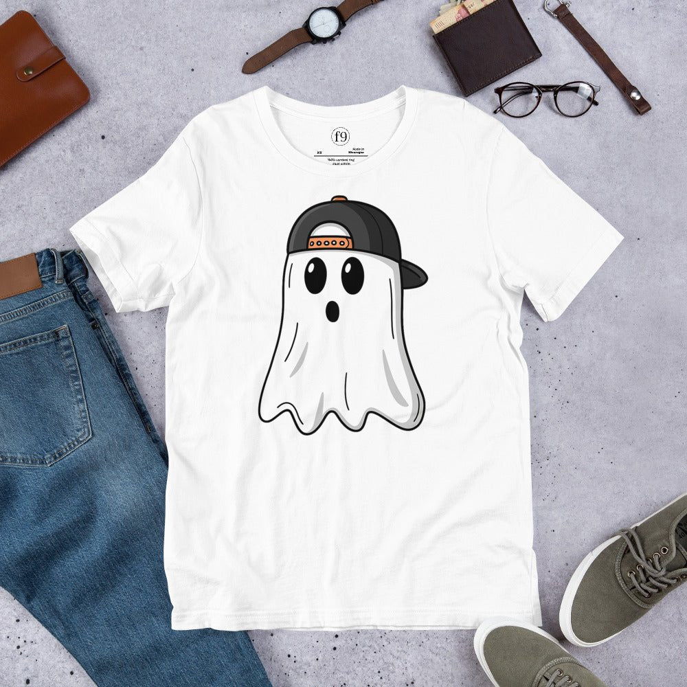 Cool Ghost Unisex T-Shirt | f9artist - f9artist