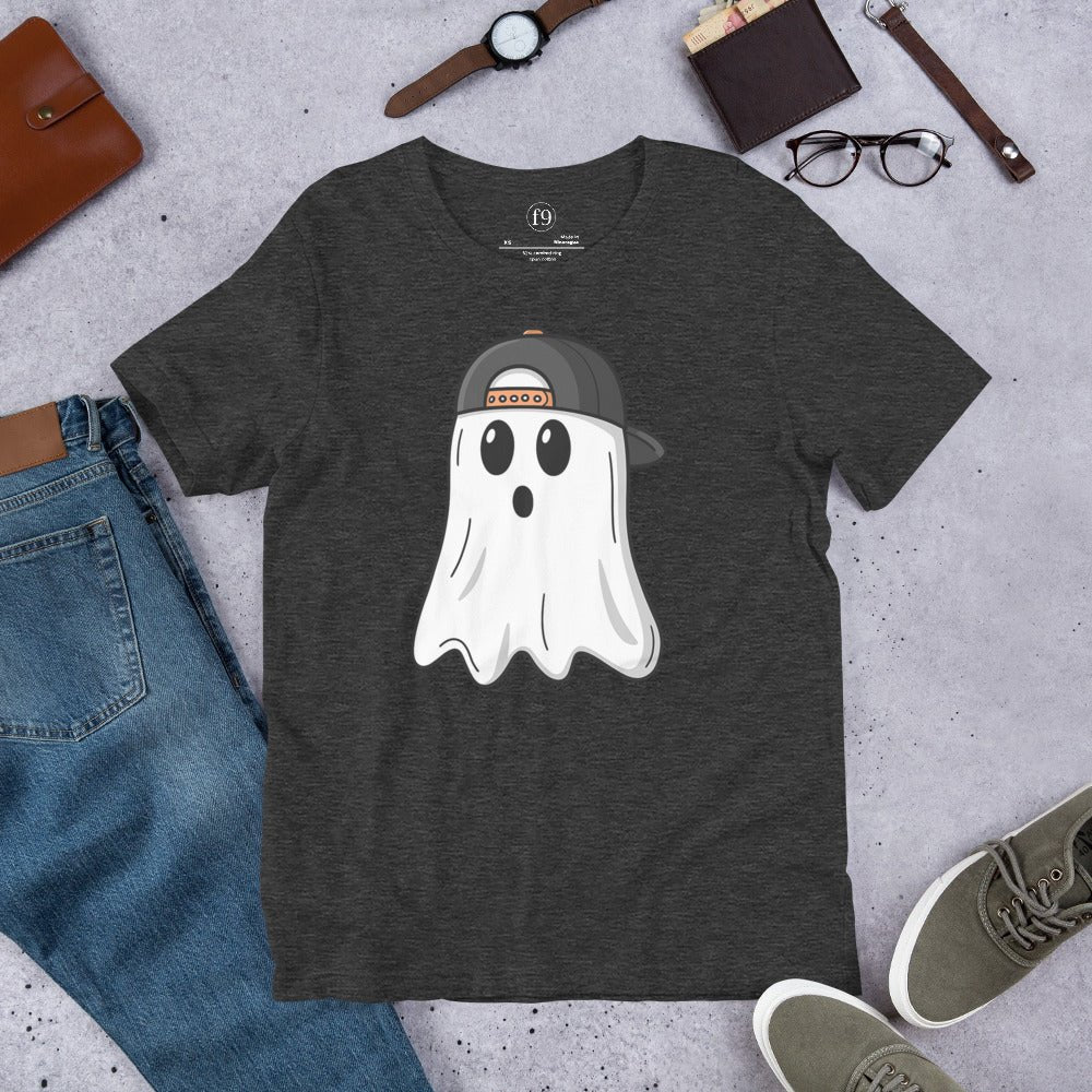 Cool Ghost Unisex T-Shirt | f9artist - f9artist