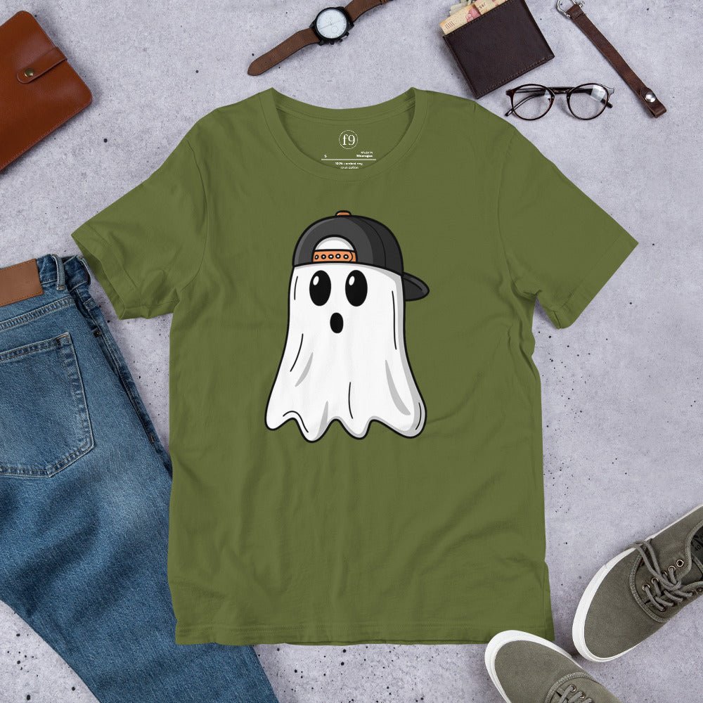 Cool Ghost Unisex T-Shirt | f9artist - f9artist