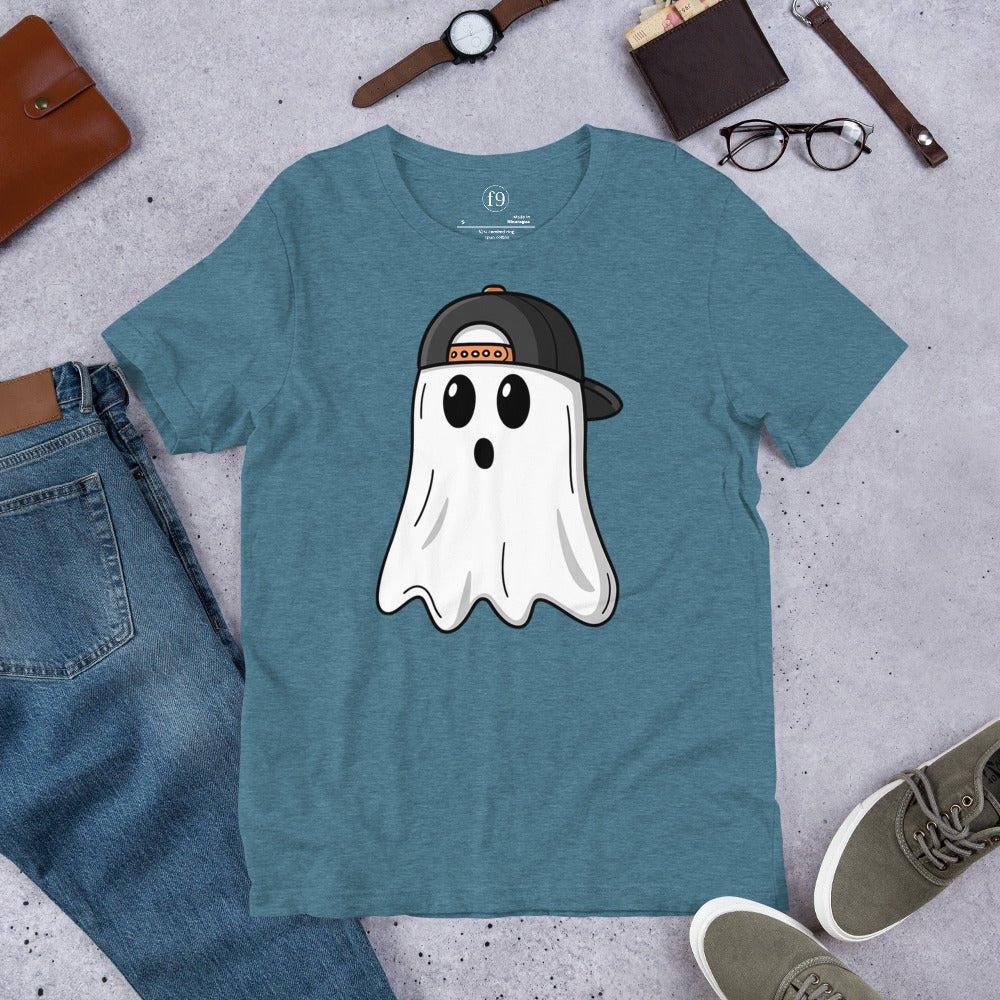 Cool Ghost Unisex T-Shirt | f9artist - f9artist