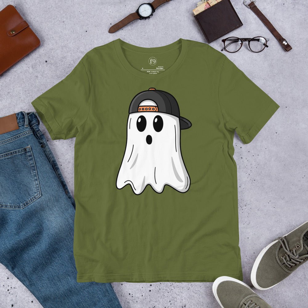 Cool Ghost Unisex T-Shirt | f9artist - f9artist