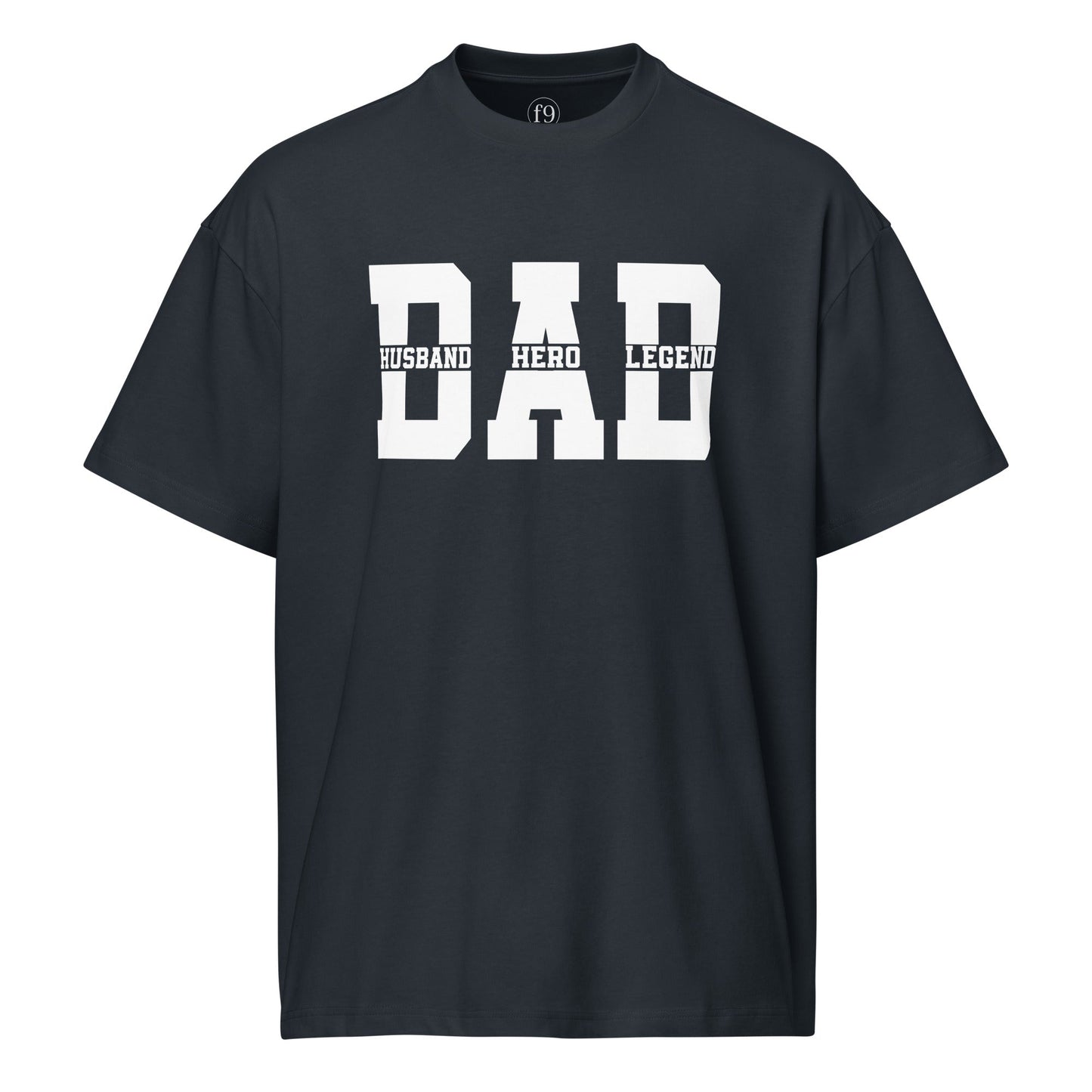 Dad Husband Hero Legend Men’s Box Tee - f9artist