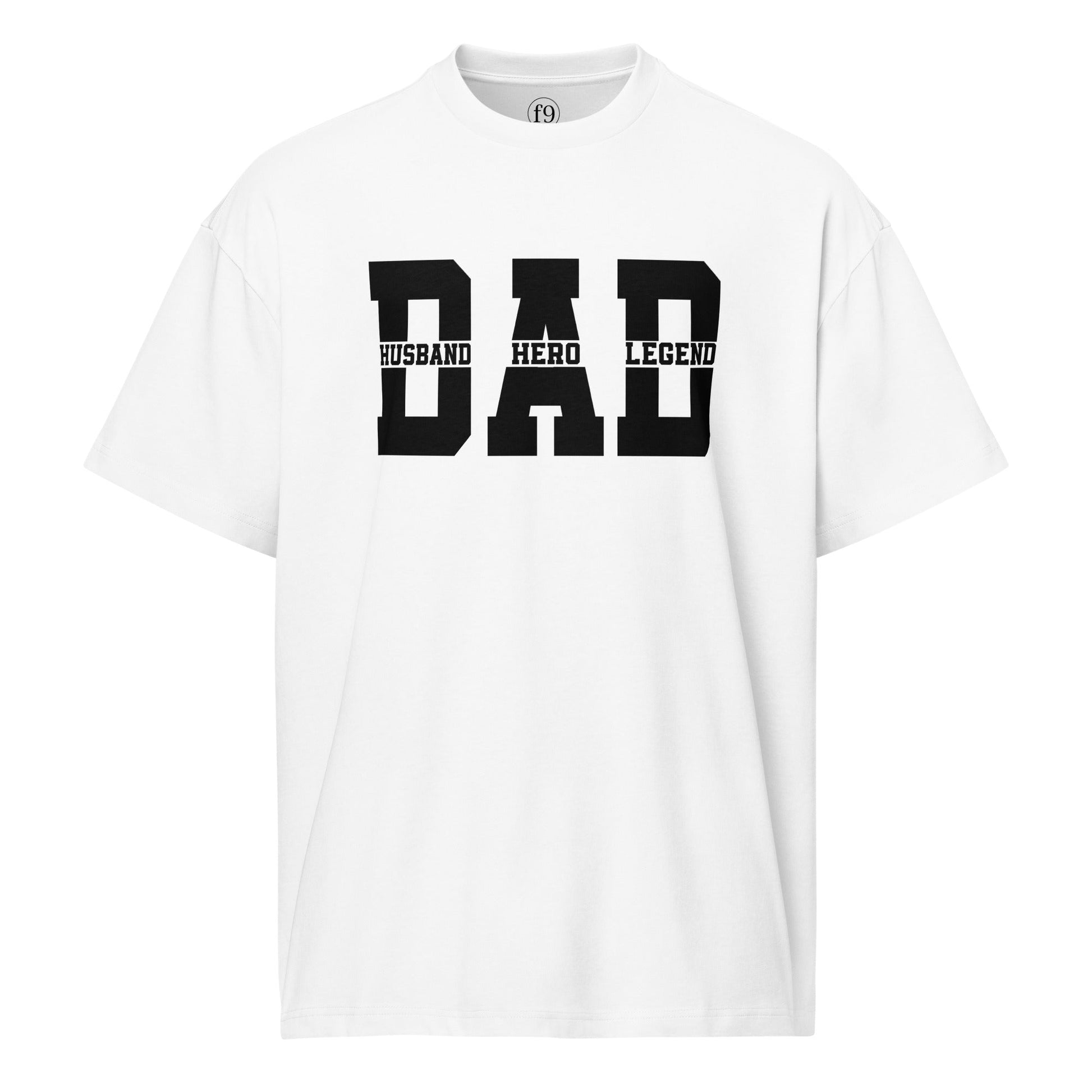 Dad Husband Hero Legend Men’s Box Tee - f9artist