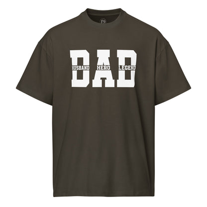 Dad Husband Hero Legend Men’s Box Tee - f9artist