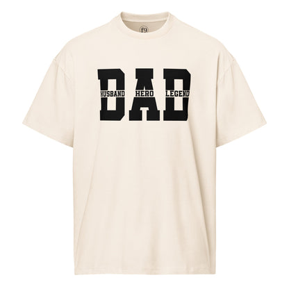 Dad Husband Hero Legend Men’s Box Tee - f9artist