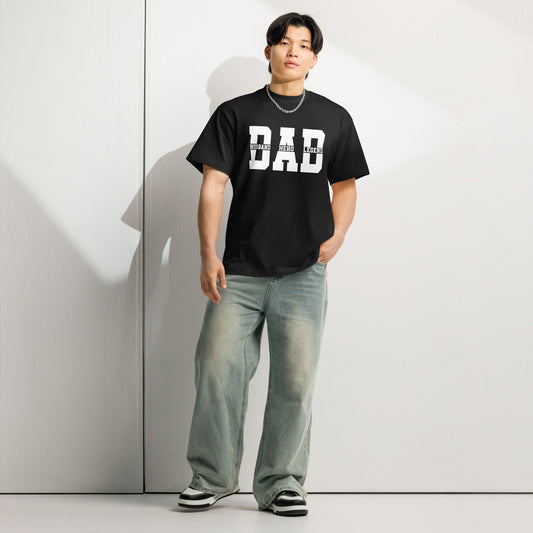 Dad Husband Hero Legend Men’s Box Tee - f9artist