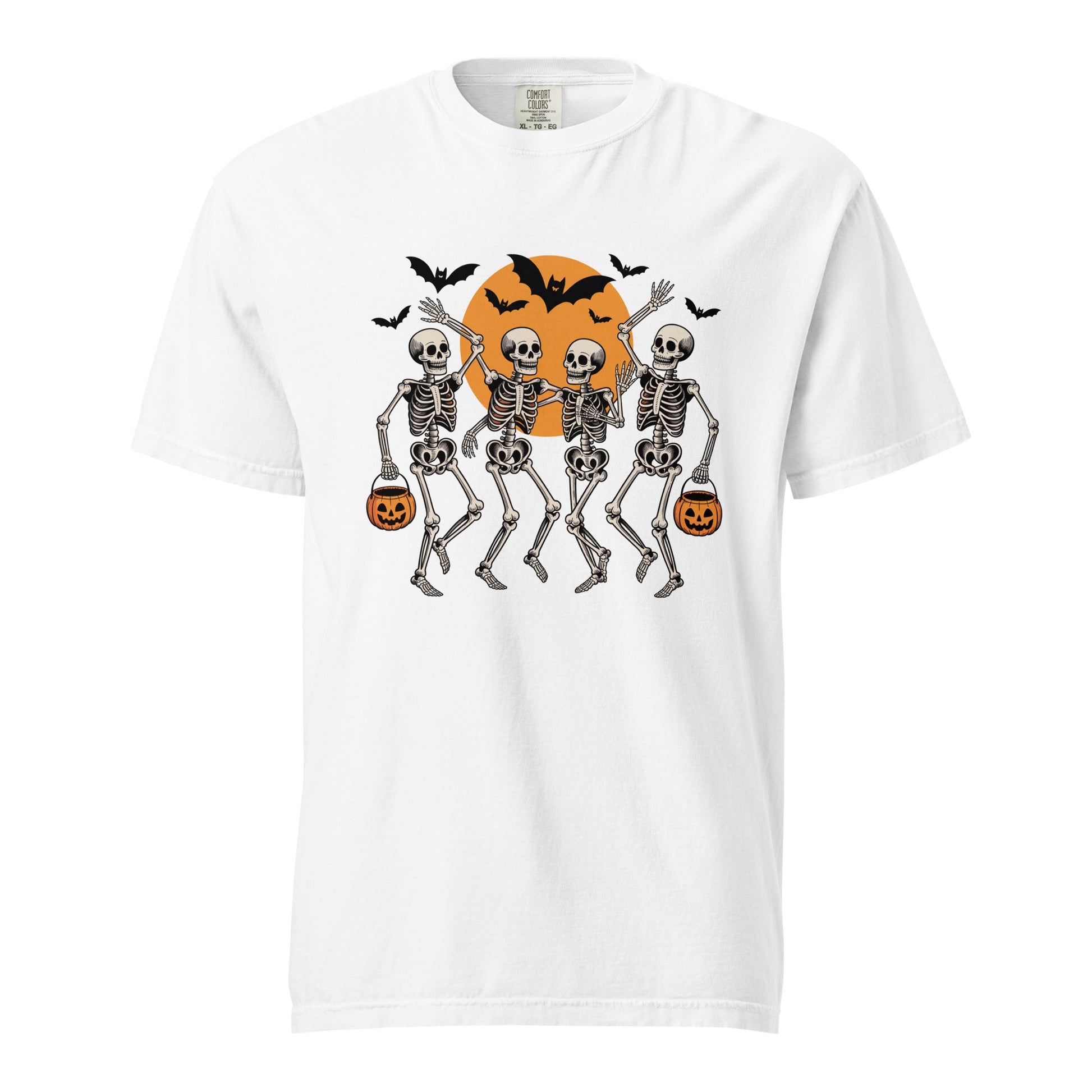 Dancing Skeleton Shirt | Halloween Party Tee | Spooky Skeleton Dancing Halloween T-Shirt - f9artist