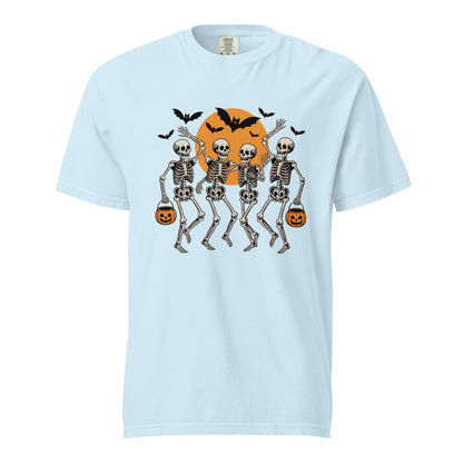 Dancing Skeleton Shirt | Halloween Party Tee | Spooky Skeleton Dancing Halloween T-Shirt - f9artist