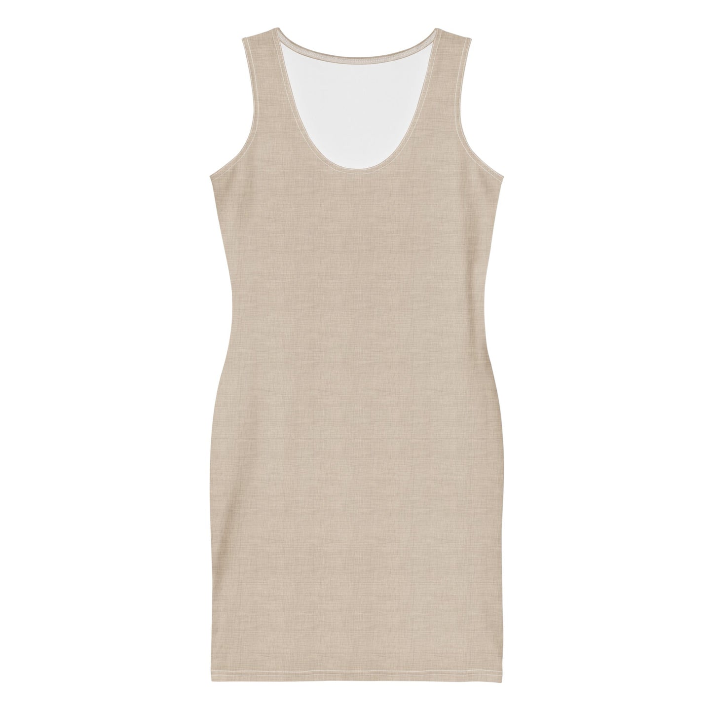 Elegant Cream Bodycon Dress - f9artist