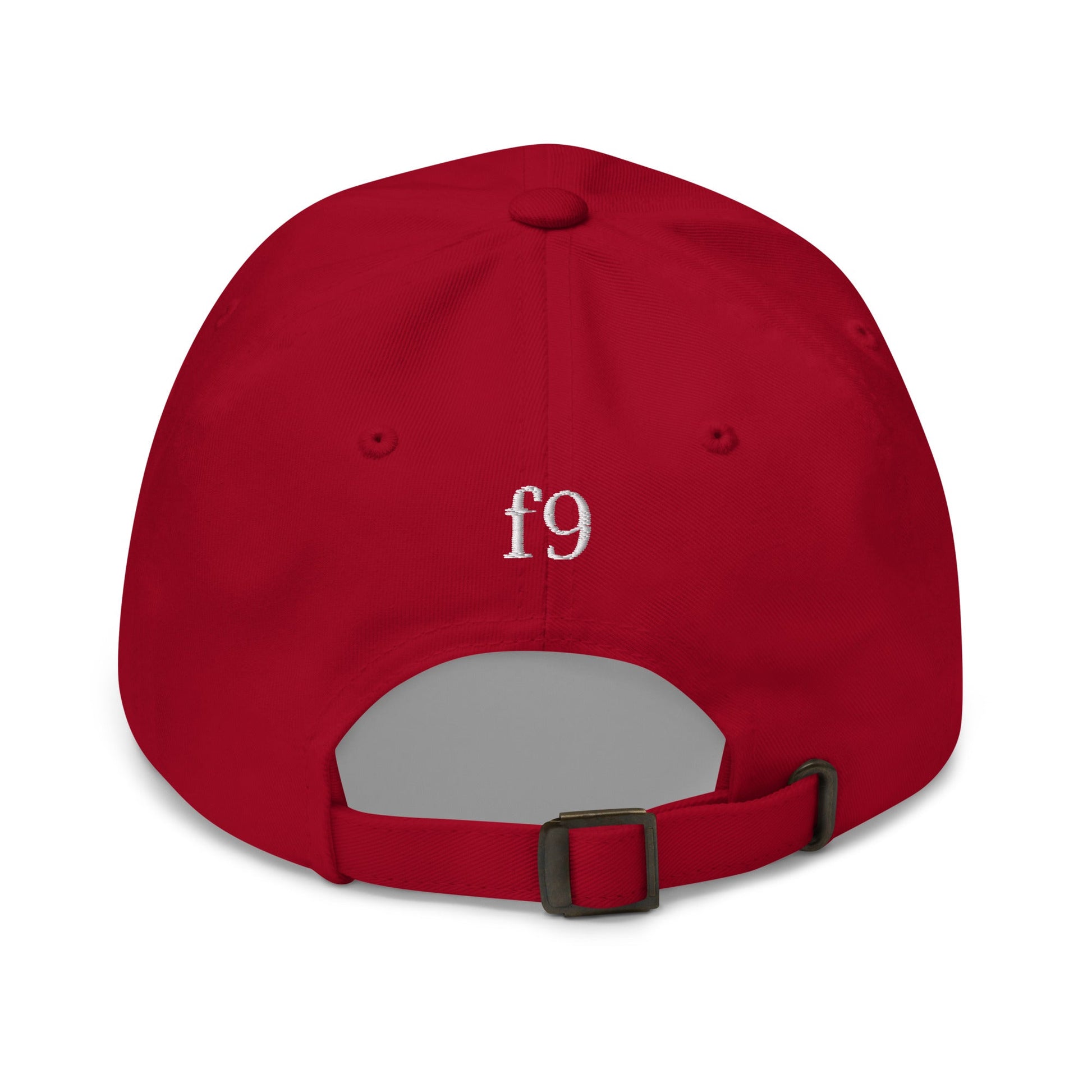 EYE Embroidered Classic Dad Hat with bold eye design on black cotton cap