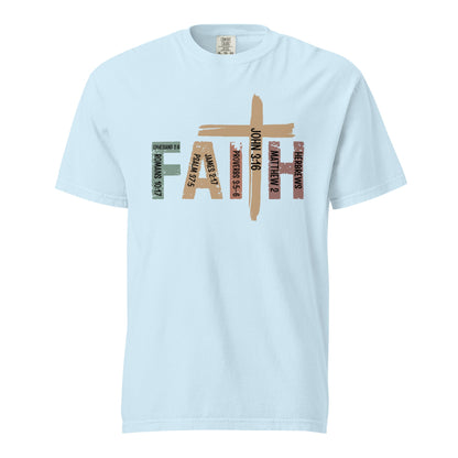 Faith Comfort Colors Tee Garment-Dyed Christian Shirt