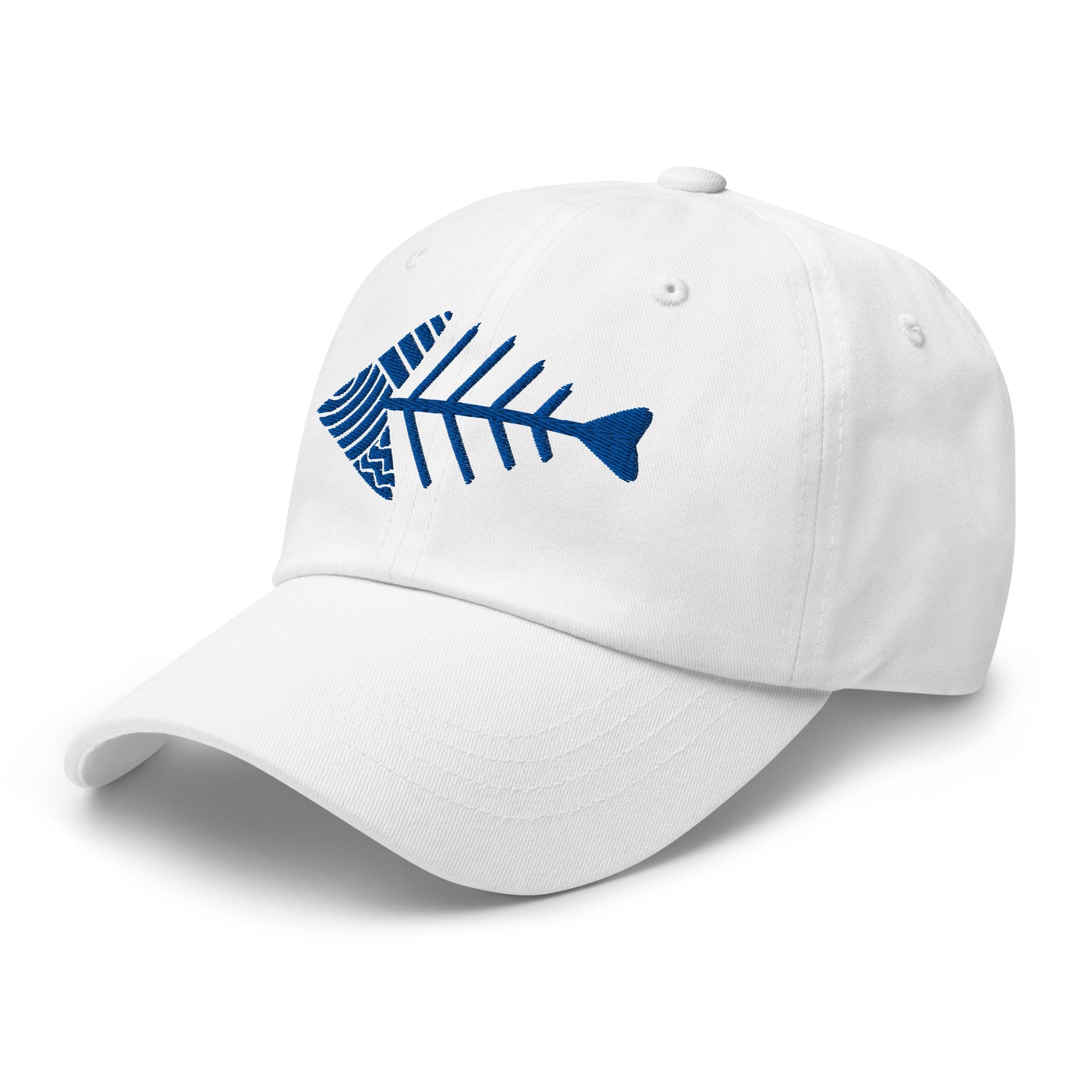 Fish Bone Embroidered Classic Dad Hat