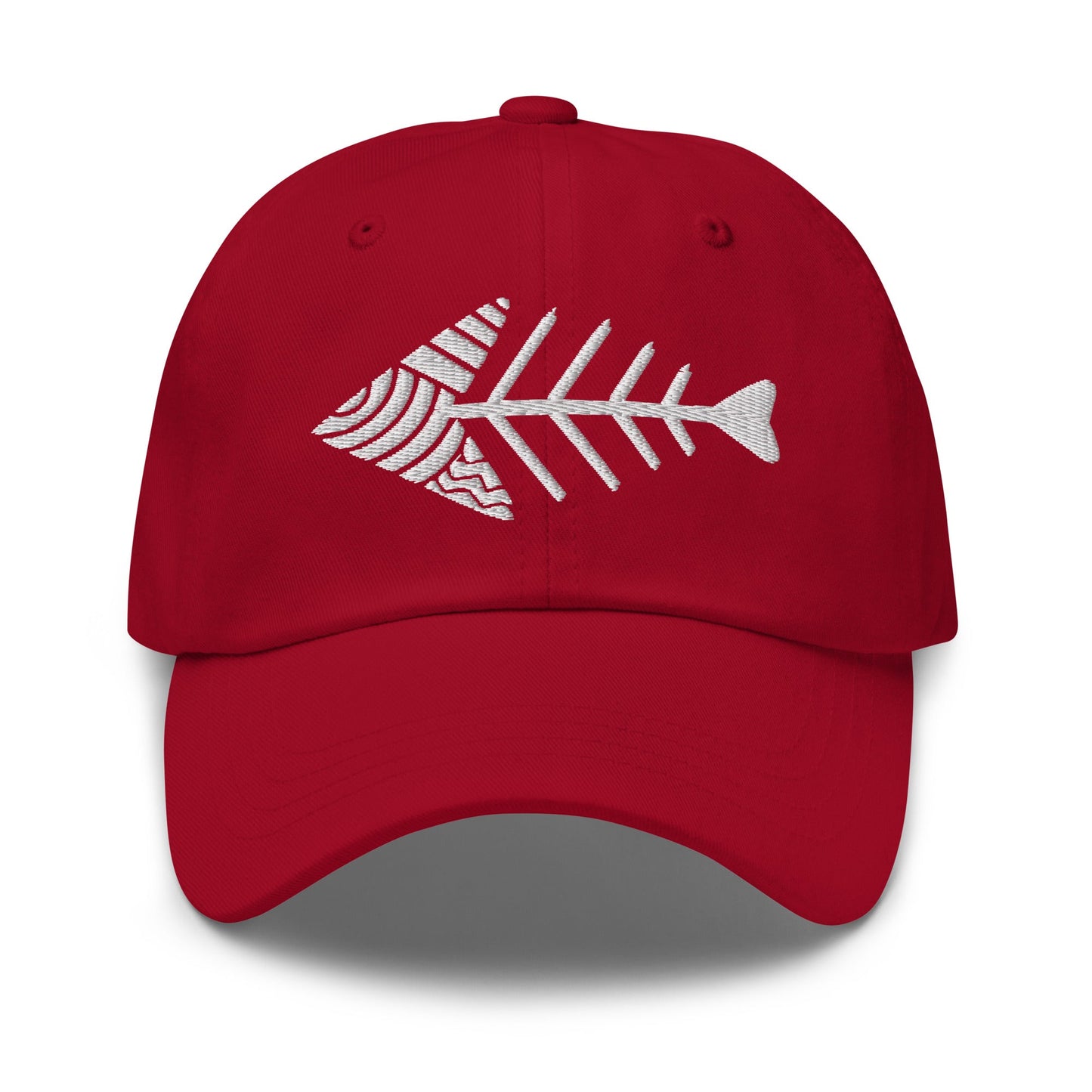 Fish Bone Embroidered Classic Dad Hat