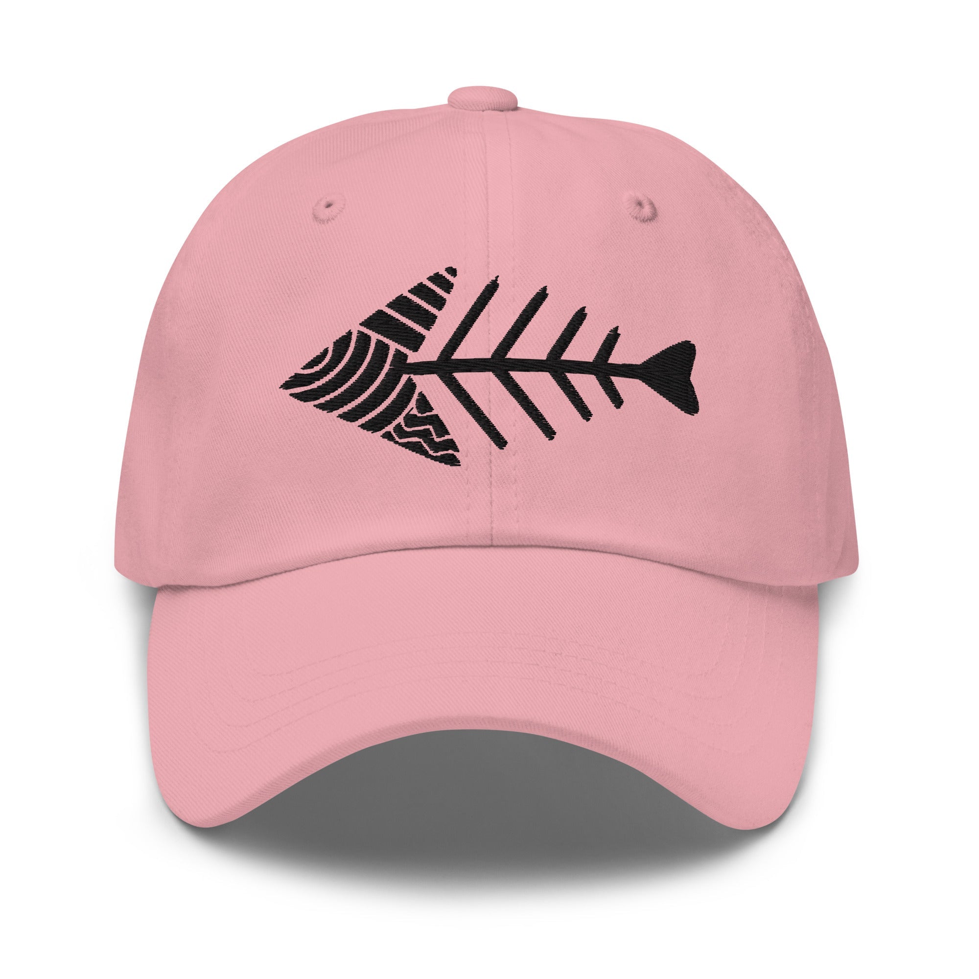 Fish Bone Embroidered Classic Dad Hat