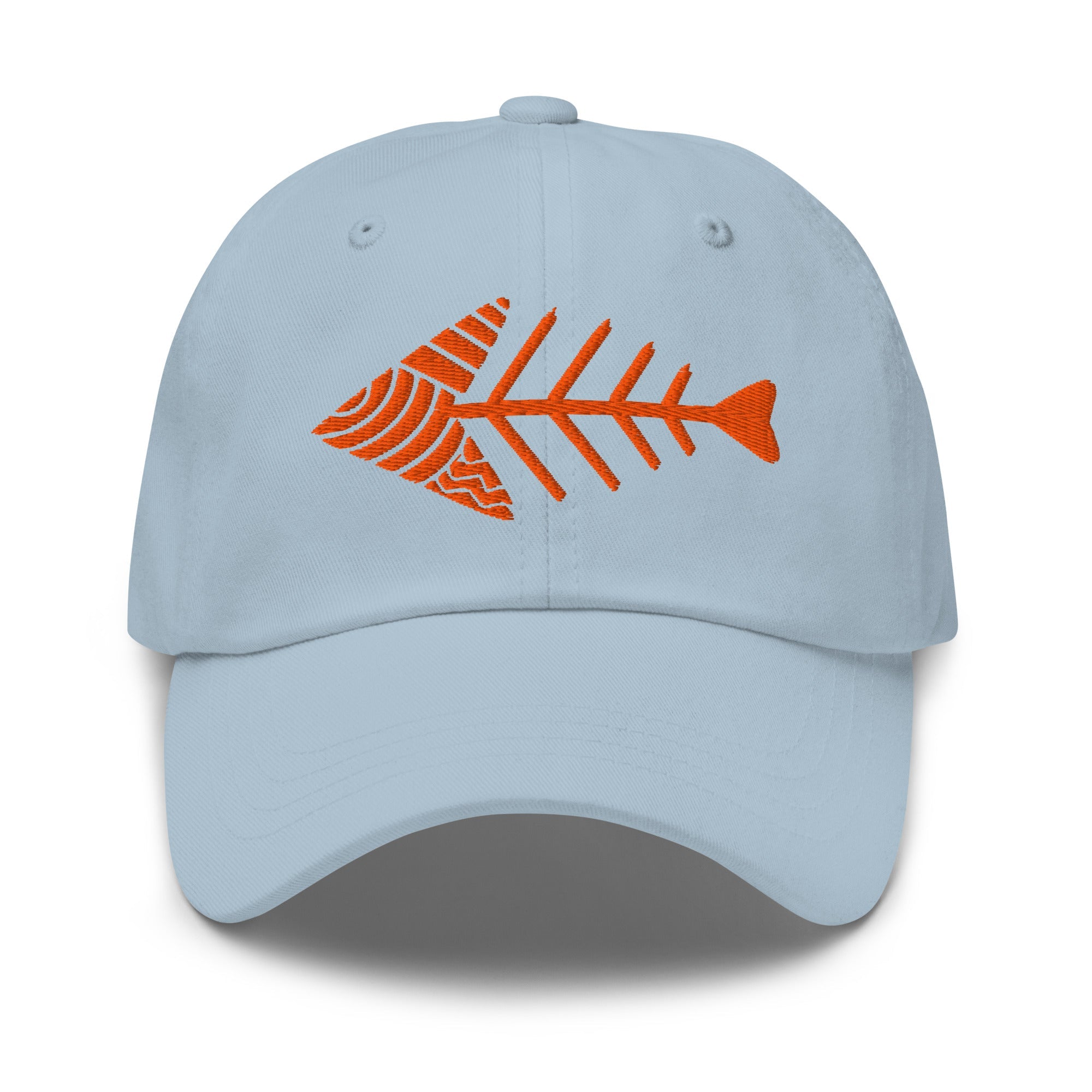 Fish Bone Embroidered Classic Dad Hat