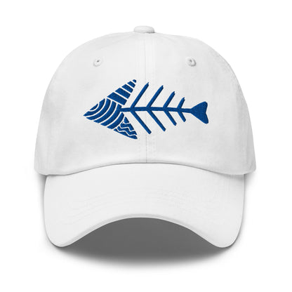 Fish Bone Embroidered Classic Dad Hat