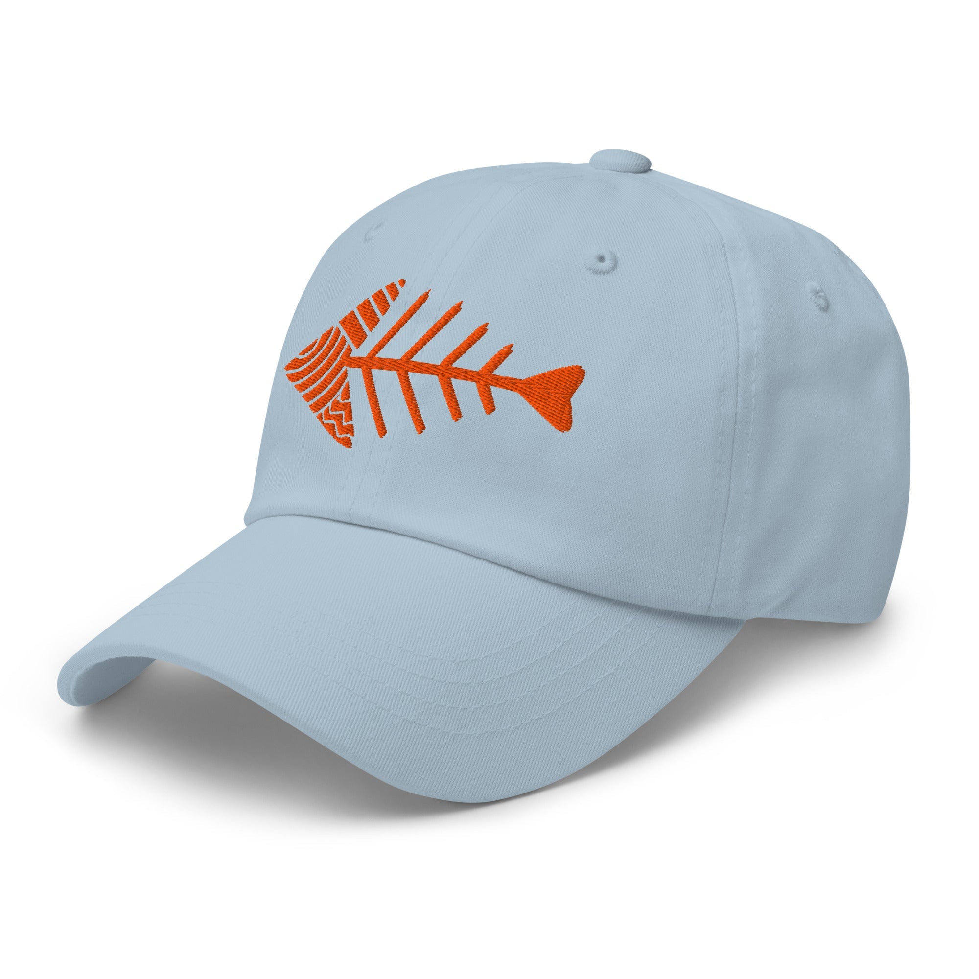 Fish Bone Embroidered Classic Dad Hat