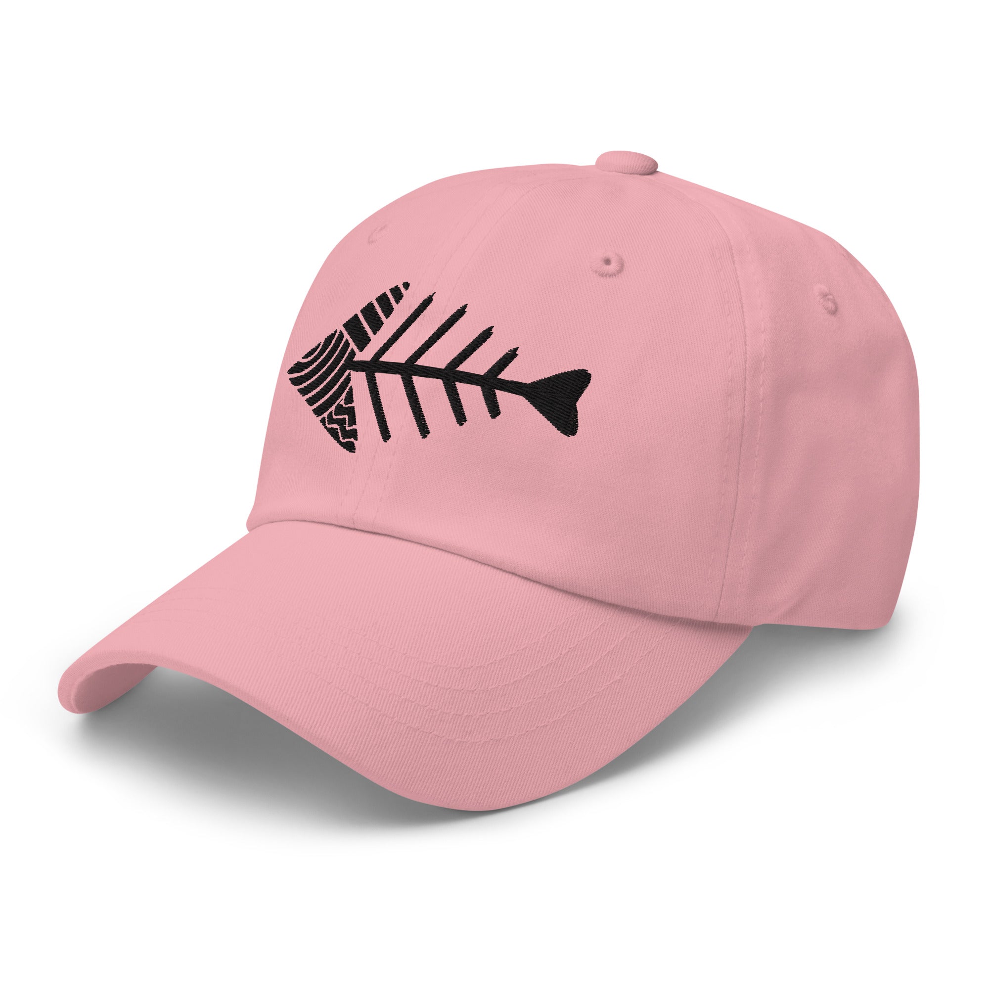 Fish Bone Embroidered Classic Dad Hat