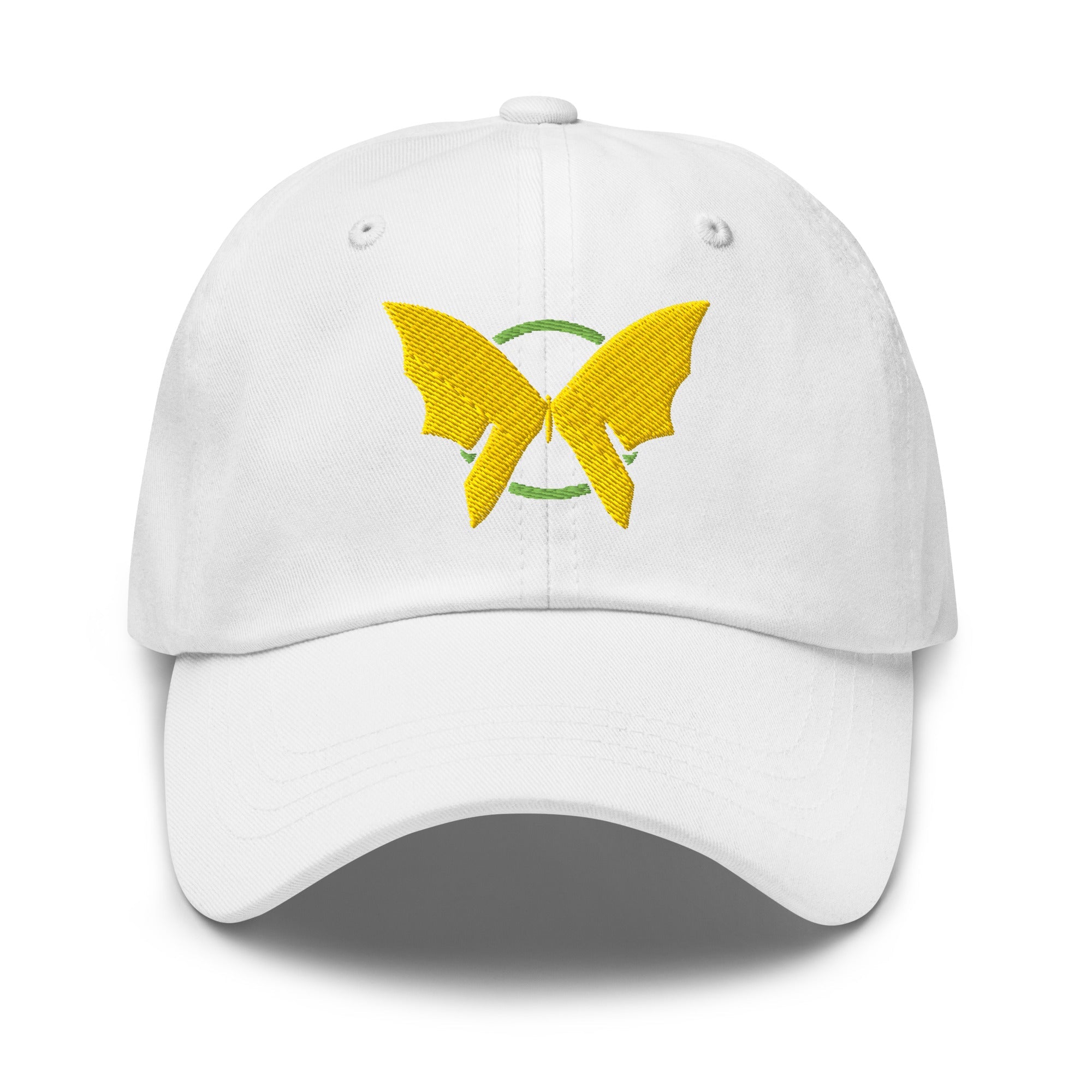 Fly Freely ⏐ Embroidered Butterfly Classic Dad Hat - f9artist