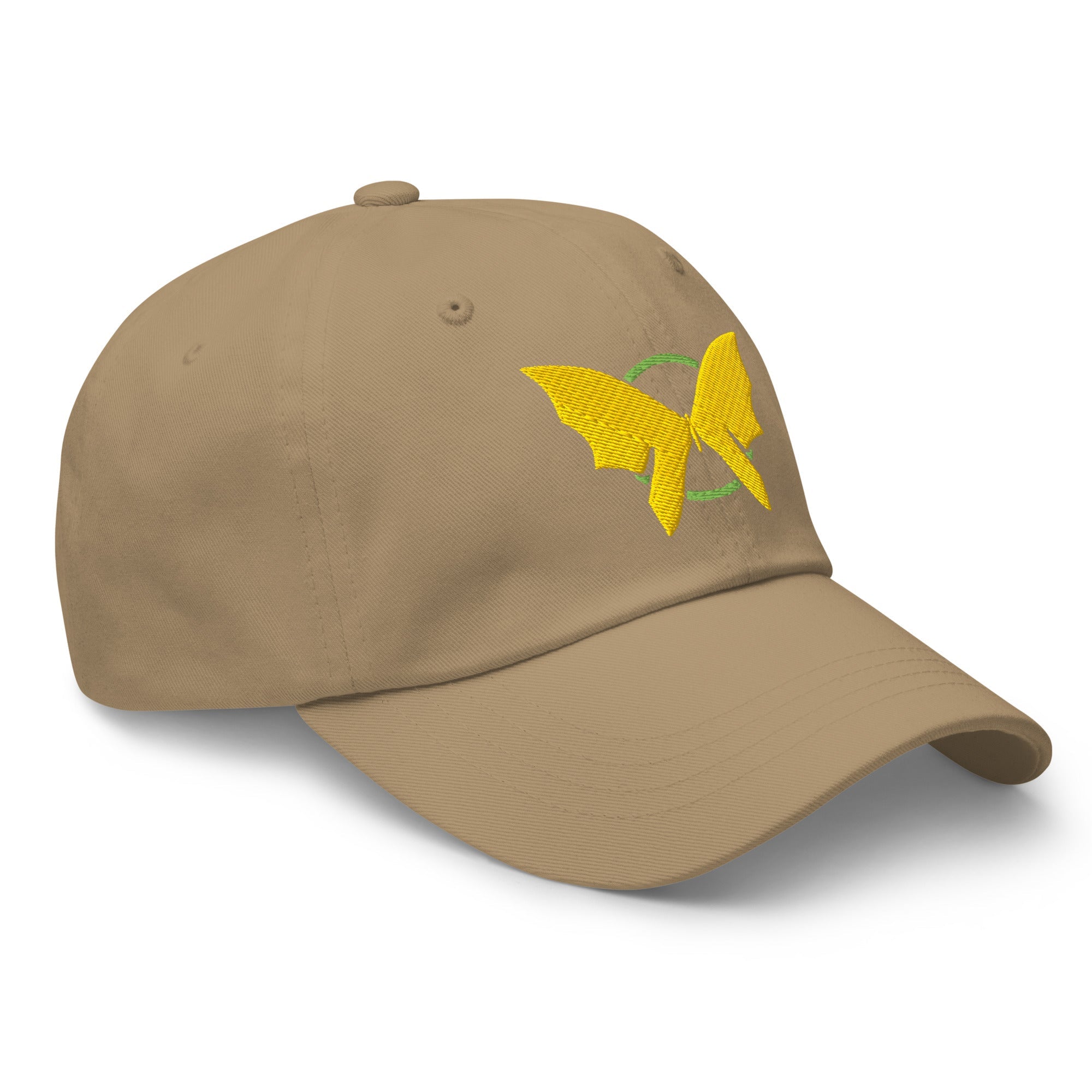 Fly Freely ⏐ Embroidered Butterfly Classic Dad Hat - f9artist