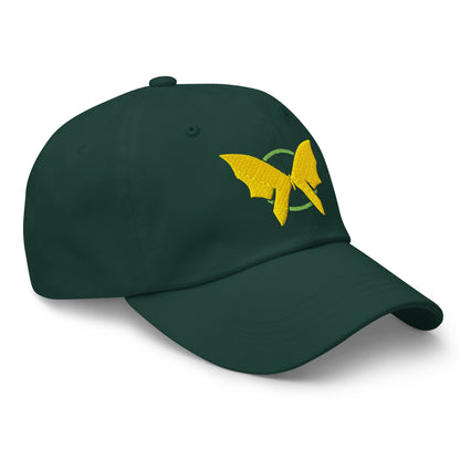 Fly Freely ⏐ Embroidered Butterfly Classic Dad Hat - f9artist