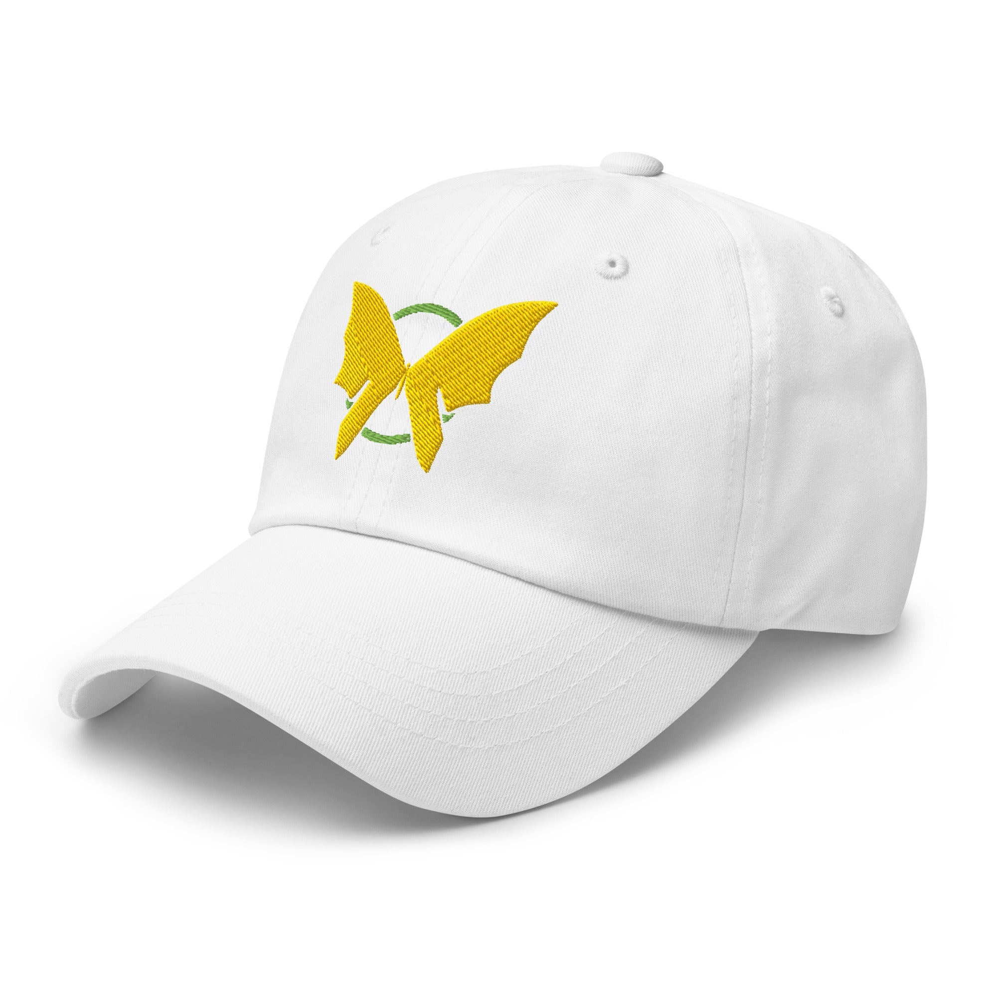 Fly Freely ⏐ Embroidered Butterfly Classic Dad Hat - f9artist