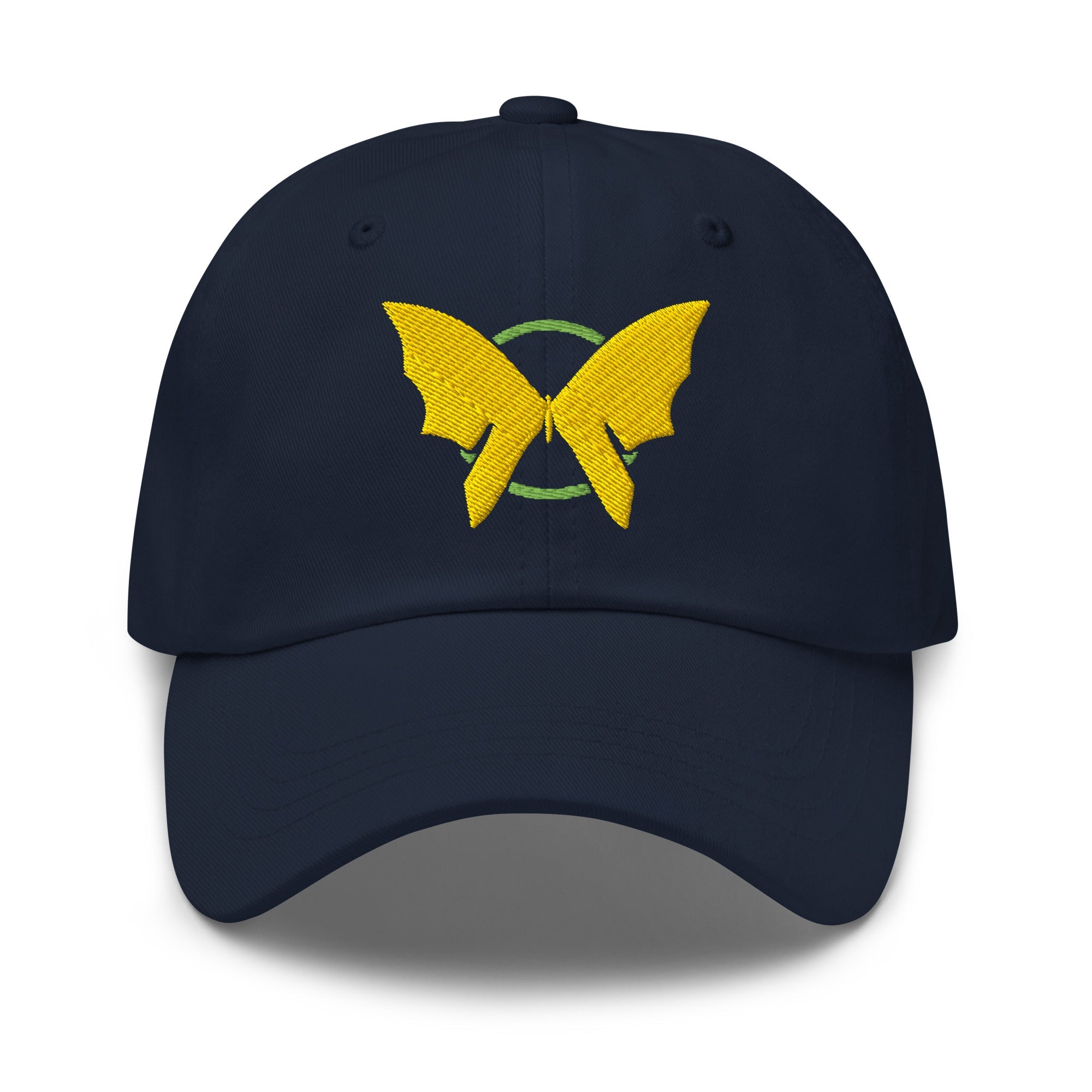 Fly Freely ⏐ Embroidered Butterfly Classic Dad Hat - f9artist