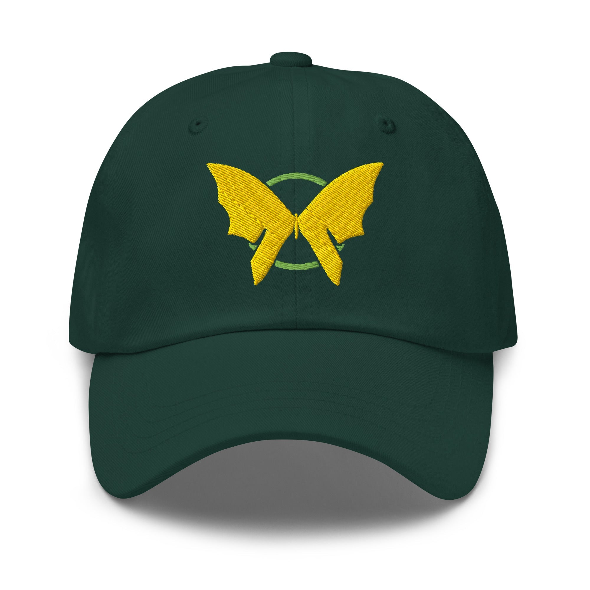 Fly Freely ⏐ Embroidered Butterfly Classic Dad Hat - f9artist